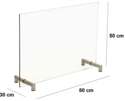 Gnistbeskytter Lauri 80x50 30 x 80 x 50 cm Tilbehør Til Brændeovne & Pejse
