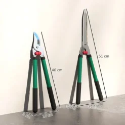 Haveværktøj^Grenklippersæt, 2 dele: 40 cm non-stick grenklipper og 51 cm hækksaks til hække og grene