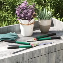Haveværktøj^Grenklippersæt, 2 dele: 40 cm non-stick grenklipper og 51 cm hækksaks til hække og grene