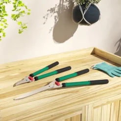 Haveværktøj^Grenklippersæt, 2 dele: 40 cm non-stick grenklipper og 51 cm hækksaks til hække og grene