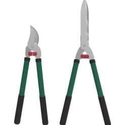 Haveværktøj^Grenklippersæt, 2 dele: 40 cm non-stick grenklipper og 51 cm hækksaks til hække og grene
