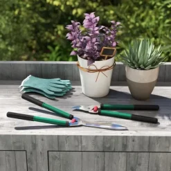 Haveværktøj^Grenklippersæt, 2 dele: 40 cm non-stick grenklipper og 51 cm hækksaks til hække og grene