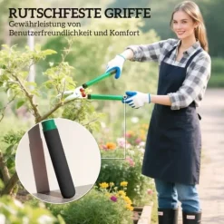 Haveværktøj^Grenklippersæt, 2 dele: 40 cm non-stick grenklipper og 51 cm hækksaks til hække og grene