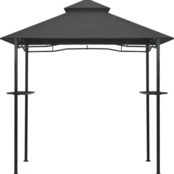 Discount Grillpavillon 240x150x255 cm stål antracitgrå - Grillpavillon - Grillpavilloner - Home & Living Telte & Lysthuse
