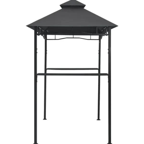 Discount Grillpavillon 240x150x255 cm stål antracitgrå - Grillpavillon - Grillpavilloner - Home & Living Telte & Lysthuse
