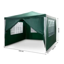 Telte & Lysthuse^Grøn havepavillon 3x3m 4935