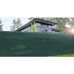 Haveduge^Grønt maskeringsnet, 50 m, til 1,5 m hegn