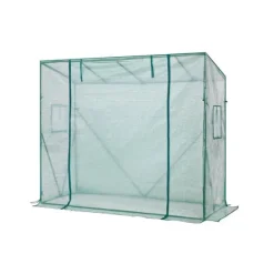 Discount Grønt plastikdrivhus, 200 x 77 x 149/169 cm Drivhus