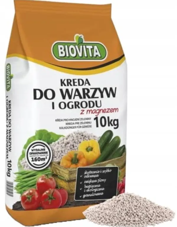 Discount Grøntsags- og havekridt 10 kg calciumgødning med magnesium Gødningsmidler