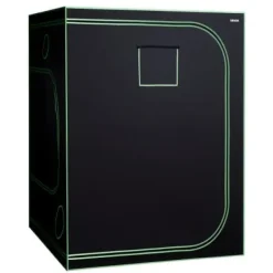 Clearance Grow telt sæt, 150x150x200 cm, sort, indendørs havebrug Kit Til Plante- & Urtedyrkning