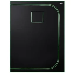 Clearance Grow telt sæt, 150x150x200 cm, sort, indendørs havebrug Kit Til Plante- & Urtedyrkning