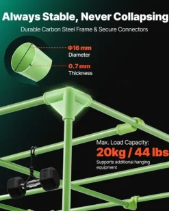 Discount Growtelt - Indendørs Plantetelt - 80 x 80 x 180 cm - 600D Højreflekterende Mylar - Observationsvindue - Gulvbakke - Robust Lynlås Drivhus