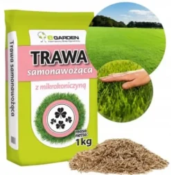 New Græs 1kg Selvgødende med mikrokløver Tørkebestandig dekorativ 40m2 Frø