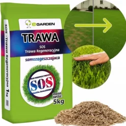 Græs 5kg SOS Regenerative Græsfrø til Eftersåning 200m2 Egarden Frø