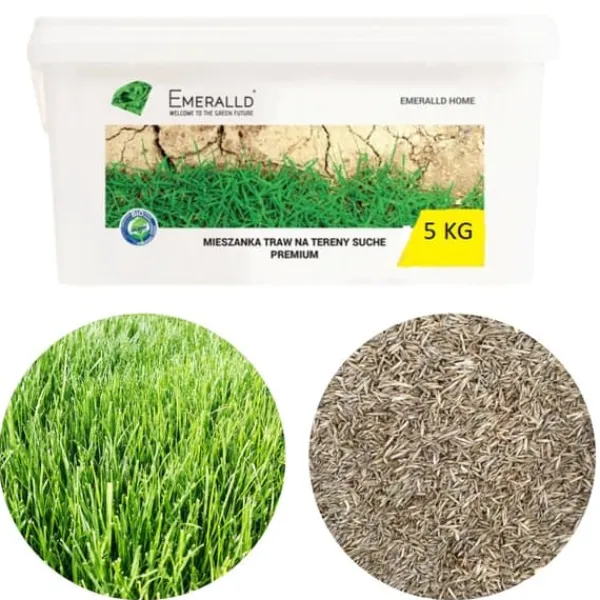 Sale Græs til tørre områder Emerald 5kg BARENBRUG Water Saver Frø