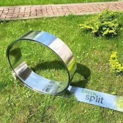 Græskant, Græskanter, Græsplæne kant, Bedkant, Plænekant, Havekant, Rabatkant metal alu/zink 20 cm x 10 meter, Længde gs:10 m, Bred:25 cm Kit Til Plante- & Urtedyrkning
