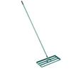 Haveværktøj^Græsplanenivelleringsrive, kraftig 36 tommer x 10 tommer design, 78 tommer stål forlænget håndtag., 10x30 tommer