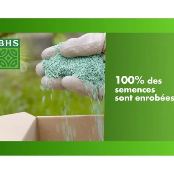 Jord & Sand^Græsplæne - BHS - Seaside Lawn 1kg | 40m² | Modstandsdygtig over for vind, tørke og salt | Smuk, attraktiv og robust sommergræsplæne.
