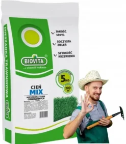 Jord & Sand^Græsplæneblanding Cieńmix 5 kg Til mørklagte græsplæner