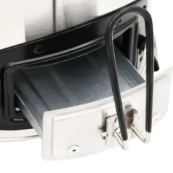 Brændeovne^Grydekomfur m. USB-ventilator 35,5x26x28 cm rustfrit stål sølv - Grydekomfur - Grydekomfurer - Home & Living