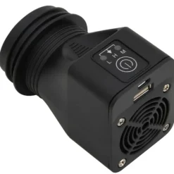 Brændeovne^Grydekomfur m. USB-ventilator 35,5x26x28 cm rustfrit stål sølv - Grydekomfur - Grydekomfurer - Home & Living