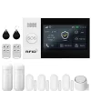 Clearance GSM Alarm System, Smart App Kontrol, Trådløs Forbindelse,EU stik, C-4G Hjemmealarmsystemer