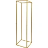 Best Guld metal blomsterstander, søjle til bryllupsbaggrund & plantehylde, 180 cm Plantestativer