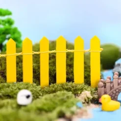 New Gult hegn 5cm/90 cm Havedekorationer