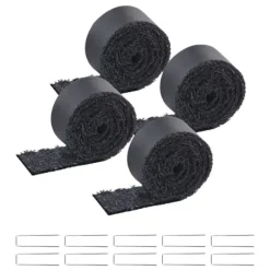 Discount Gummi Mulch Rulle, Landskabspleje 4 ruller, 120 x 4,5-tommers Gummi Mulch Mat Haveduge