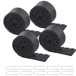 Discount Gummi Mulch Rulle, Landskabspleje 4 ruller, 120 x 4,5-tommers Gummi Mulch Mat Haveduge
