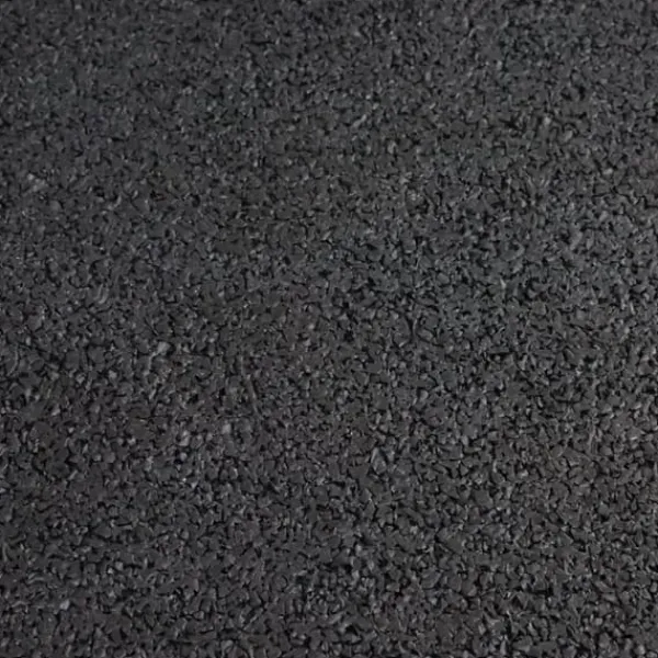 Havedekorationer^Gummiflise med EPDM-toplag 45 mm - 50 x 50 cm - Sort