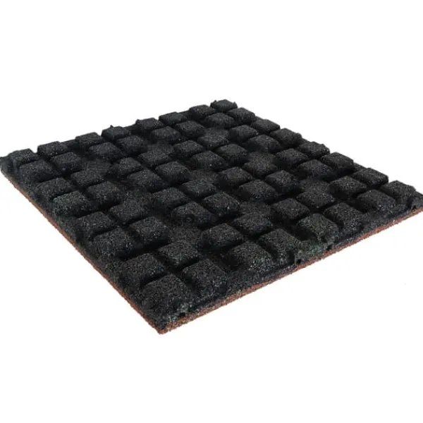 Discount Gummiflise 45mm - 50x50 cm - Rød Havedekorationer