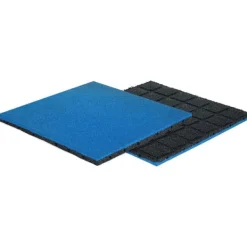 Havedekorationer^Gummiflise 30mm Blå - 50x50cm - hulmontering
