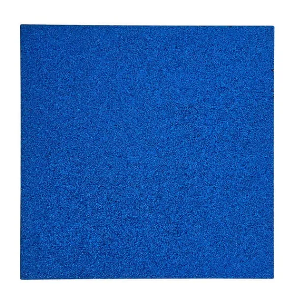 Havedekorationer^Gummiflise 30mm Blå - 50x50cm - hulmontering