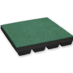 New Gummifliser 55 mm - 1 m2 (4 fliser à 50 x 50 cm) - Grøn Havedekorationer