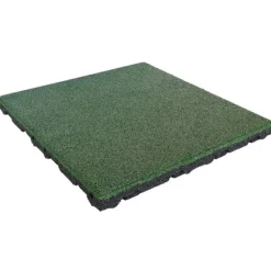 New Gummifliser 55 mm - 1 m2 (4 fliser à 50 x 50 cm) - Grøn Havedekorationer