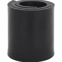 Snerydning^Gummikant til sneplov - Holdbar snerydning | Farve: Sort | Størrelse: 100x15x1 cm