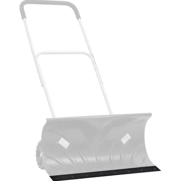 Clearance Gummikant til sneplov - Støjsvag og holdbar | Størrelse: 80x15x1 cm | Farve: Sort Snerydning