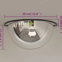 Sikkerhedsspejle^Halve kuppelspejle 2 stk. Ø30 cm akryl - Trafikspejl - Trafikspejle - Home & Living