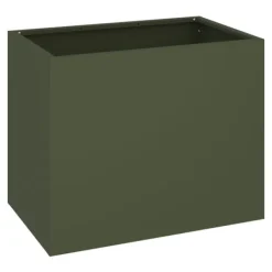 Krukker & Plantebeholdere^Have Blomsterkrukke i Olivengrøn - Industrielt Design | Størrelse: 50x32x40 cm