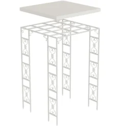 Best Have Pergola, Elegant Kuppelbue, Robust Udendørs Struktur,180x180x270cm, HVID Buer, Spalier, Lysthuse Uden Tag
