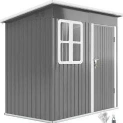 Skure, Garager & Carports^Have Skur, 221x133x190 cm, Mørkegrå