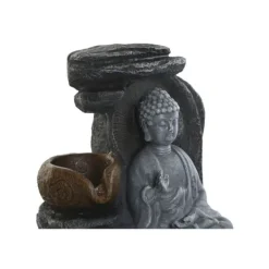 Springvand & Damme^Have springvand DKD Home Decor Buddha Harpiks 18 x 18 x 22 cm Orientalsk (2 enheder)