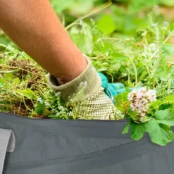 Havekurve^Haveaffaldspose-sæt, 47x46 cm, Grå