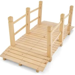 Hot Havebro, 150x67.5x54.5 cm, Naturtræ Havebroer