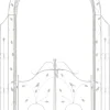 Buer, Spalier, Lysthuse Uden Tag^Havebue med gate - klatrehjælp - holdbart jerndesign