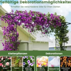 Outlet Havebue, Metal Rosebue, Sort Buer, Spalier, Lysthuse Uden Tag