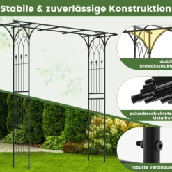 Outlet Havebue, Metal Rosebue, Sort Buer, Spalier, Lysthuse Uden Tag