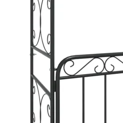 Buer, Spalier, Lysthuse Uden Tag^Havebuer, espalierer & pergolaer - Living havebue med låge 108x45x235 cm stål sort