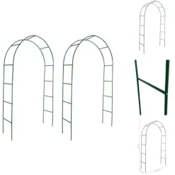 Buer, Spalier, Lysthuse Uden Tag^Havebuer, espalierer & pergolaer - Living rosenbue 2 stk. til klatreplanter